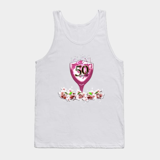 Celebrating 50 Years Tank Top by KC Morcom aka KCM Gems n Bling aka KCM Inspirations